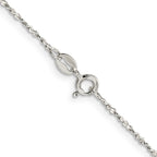 Sterling Silver 1.4mm Twisted Serpentine Chain