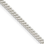 Sterling Silver 1.8mm D/C Square Franco Chain