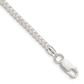 Sterling Silver 3mm D/C Square Franco Chain