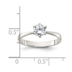 Sterling Silver CZ Ring