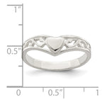 Sterling Silver Heart Ring