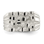 Sterling Silver Nugget Ring
