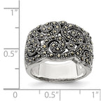Sterling Silver Marcasite Ring