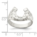 Sterling Silver Horseshoe Ring