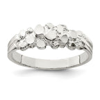 Sterling Silver Nugget Ring