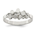 Sterling Silver Nugget Ring