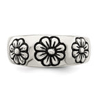 Sterling Silver Antiqued Toe Ring