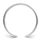 Sterling Silver Wave Toe Ring