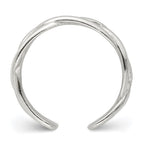 Sterling Silver Woven Toe Ring