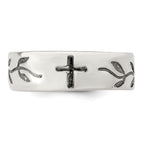 Sterling Silver Cross Design Ring