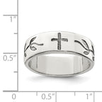 Sterling Silver Cross Design Ring