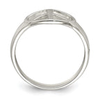 Sterling Silver Peace Sign Ring