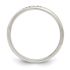 Sterling Silver Antiqued and Polished Faith Ring
