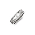 Sterling Silver CZ Polished Ring