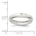 Sterling Silver Stellux Crystal Ring