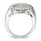 Sterling Silver CZ Heart Ring