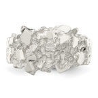 Sterling Silver Men's Nugget Ring