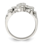Sterling Silver Men's Nugget Ring