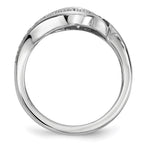 Sterling Silver Blue Diamond Fancy Marquise Ring