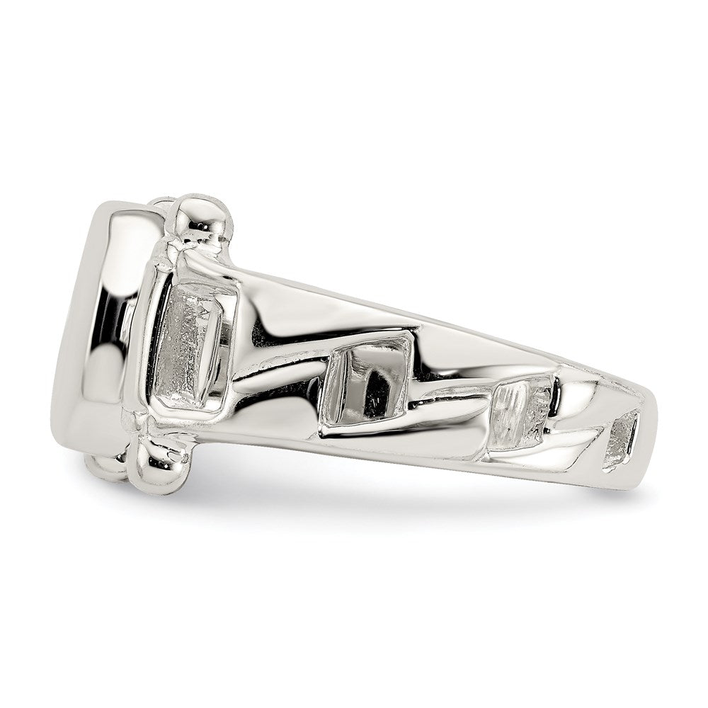Sterling Silver Fancy Signet Ring
