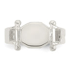 Sterling Silver Fancy Signet Ring
