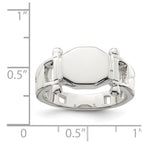Sterling Silver Fancy Signet Ring
