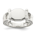Sterling Silver Fancy Signet Ring