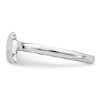 Sterling Silver Rhodium-plated Polished Dolphin Children's Ring