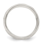 Sterling Silver Hammered Polished Ring