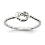 Sterling Silver Polished Knot Ring