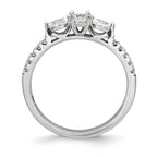Pure Fire Sterling Silver CZ Ring