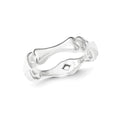 Sterling Silver Polished Bone Ring