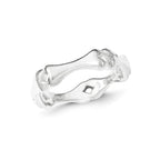 Sterling Silver Polished Bone Ring