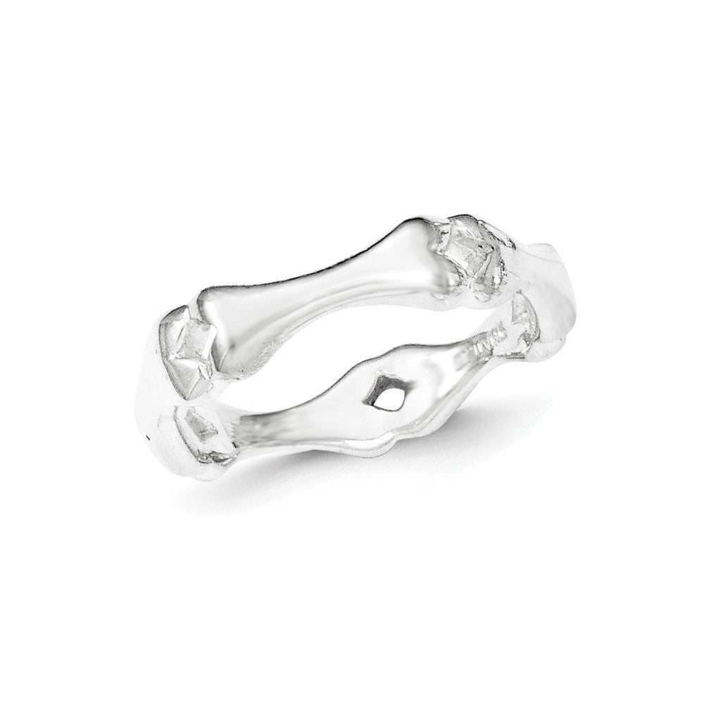 Sterling Silver Polished Bone Ring