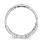 Sterling Silver Polished CZ Ring