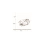 Sterling Silver Polished CZ Ring