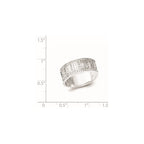 Sterling Silver CZ Baguettes/Rounds Ring