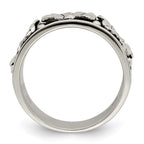 Sterling Silver Antiqued w/ 14k Gold Centers Daisy Ring