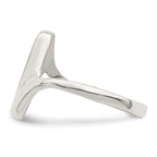 Sterling Silver Adjustable Polished Toe Ring