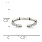 Sterling Silver Solid Toe Ring