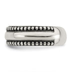 Sterling Silver Antiqued Toe Ring