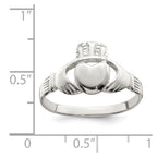 Sterling Silver Solid Claddagh Ring