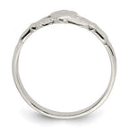 Sterling Silver Solid Claddagh Ring