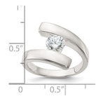 Sterling Silver CZ Ring