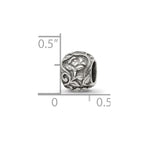 Sterling Silver Reflections Floral Bead