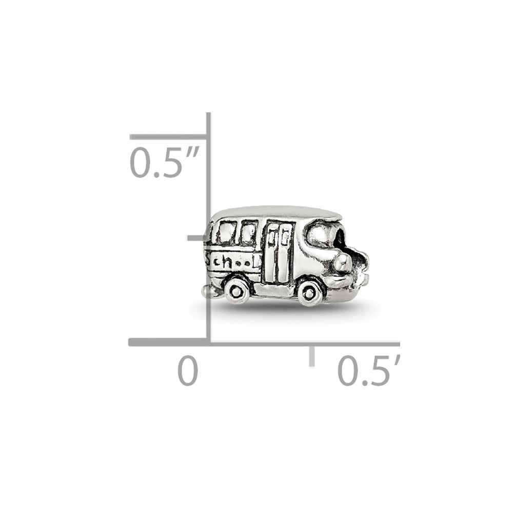 Sterling Silver Reflections Kids Bus Bead