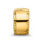 Sterling Silver Gold-plated Reflections Hinged Clip Bead