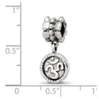 Sterling Silver Reflections Om Symbol Dangle Bead