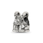 Sterling Silver Reflections Kids Overalls Bead