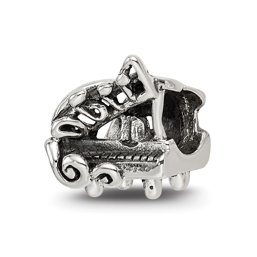 Sterling Silver Reflections Baby Grand Piano Bead